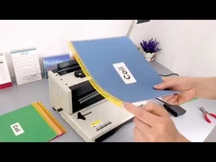 Single Spiral Coil Binding Punching Machine 46 Holes Tabletop Type