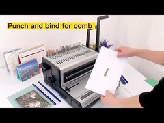 Book Binding Punching Machine Multifunctional Office Use