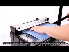 Double Loop Wire Comb Binding Machine Multi Functional
