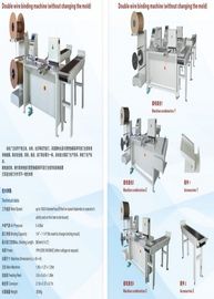 Automatic Twin Ring Wire Binding Machine 800-1500 Books / Hour high Working Speed