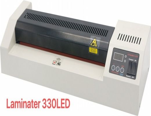 Width 330mm ID Card Photo Lamination Machine , 180 Degree Desktop Office Laminator Machine